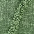 thumbnail image 3 of Ox Bay Sara Set of 2 Shag Diamond 20" x 20" Forest Green Cotton Adult Decorative Throw Pillows, 3 of 8