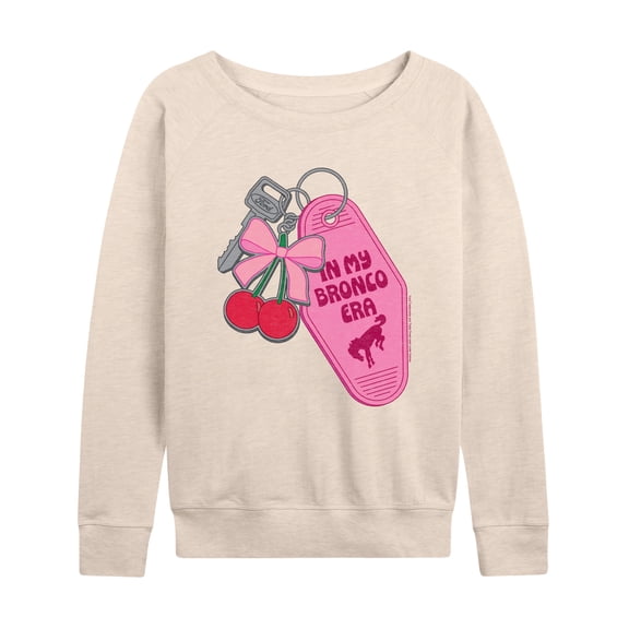 Ford - In My Bronco Era Keychains - Women's French Terry Long Sleeve Pullover