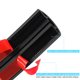 thumbnail image 4 of Protector de cable de cubierta de suelo Uxcell para gestión de cables para hogar y oficina negro de 6.6 pies, 4 of 6