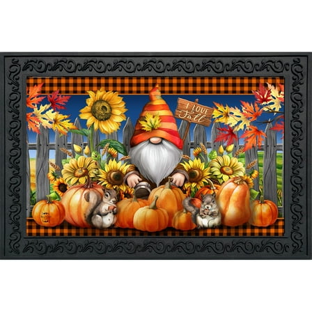 Briarwood Lane Gnome and Pumpkins Doormat