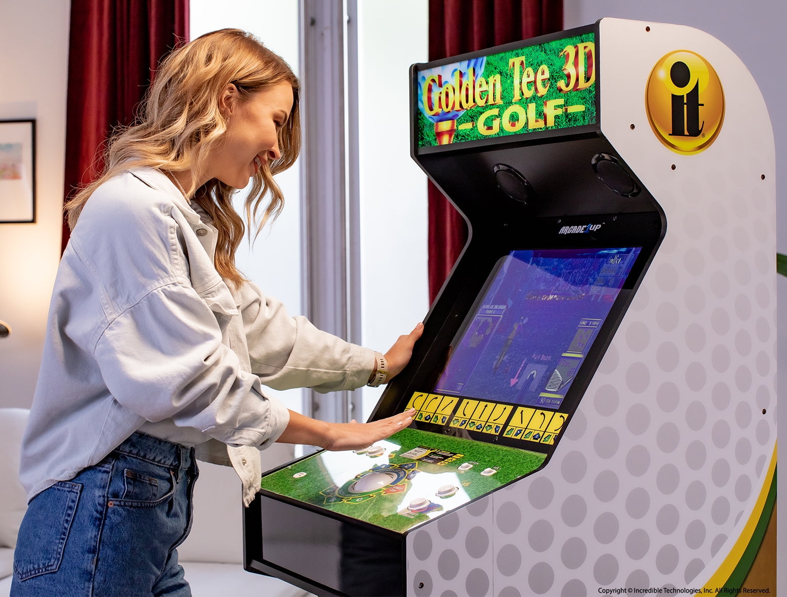 arcade1up golden tee arcade