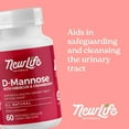 thumbnail image 7 of NewLife Naturals D Mannose Capsules with Cranberry for Urinary Tract Relief UTI - 1400mg - 60 Count, 7 of 7