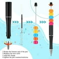thumbnail image 6 of Apooke Plastic Beadable Pen Bead Ballpoint Pen Assorted Bead Pen Shaft Rollerball Pens, 6 of 17