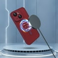 thumbnail image 3 of Compatible with iPhone 15 Plus Magnetic Frosted Case with Camera Lens Film Compatible with MagSafe Wireless Charging Case Men Women Translucent Matte Shockproof Phone Cover, Wine Red, 3 of 14