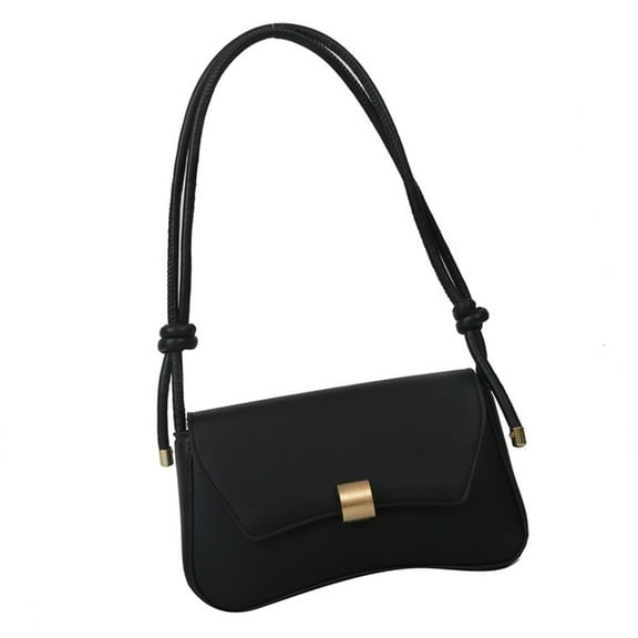 Stylish PU Crossbody Bag for Women Flap Covers Shoulder Purse Handbag with Metal Buckle for Everyday Essential