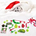 thumbnail image 2 of Holiday Time Bas-Jouet pour Chat de 21 Pcs, Vert, 2 of 3