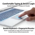 thumbnail image 4 of HP 17-inch Laptop, Intel i5-1334U 10-Core, 20GB RAM, 512GB SSD, Win 11 Pro, Backlit Keyboard, Fingerprint Reader, 4 of 8