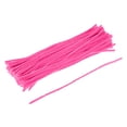 thumbnail image 1 of Limpiapipas Uxcell de 30cm/12 pulgadas para manualidades de arte DIY Fucsia 100 Pack, 1 of 6