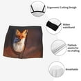 thumbnail image 3 of Pofeuu Fox Run On Orange Autumn Gress Meadow Print Men’s Boxer Briefs, Moisture-Wicking Underwear, Regular,Trunk-Medium, 3 of 5