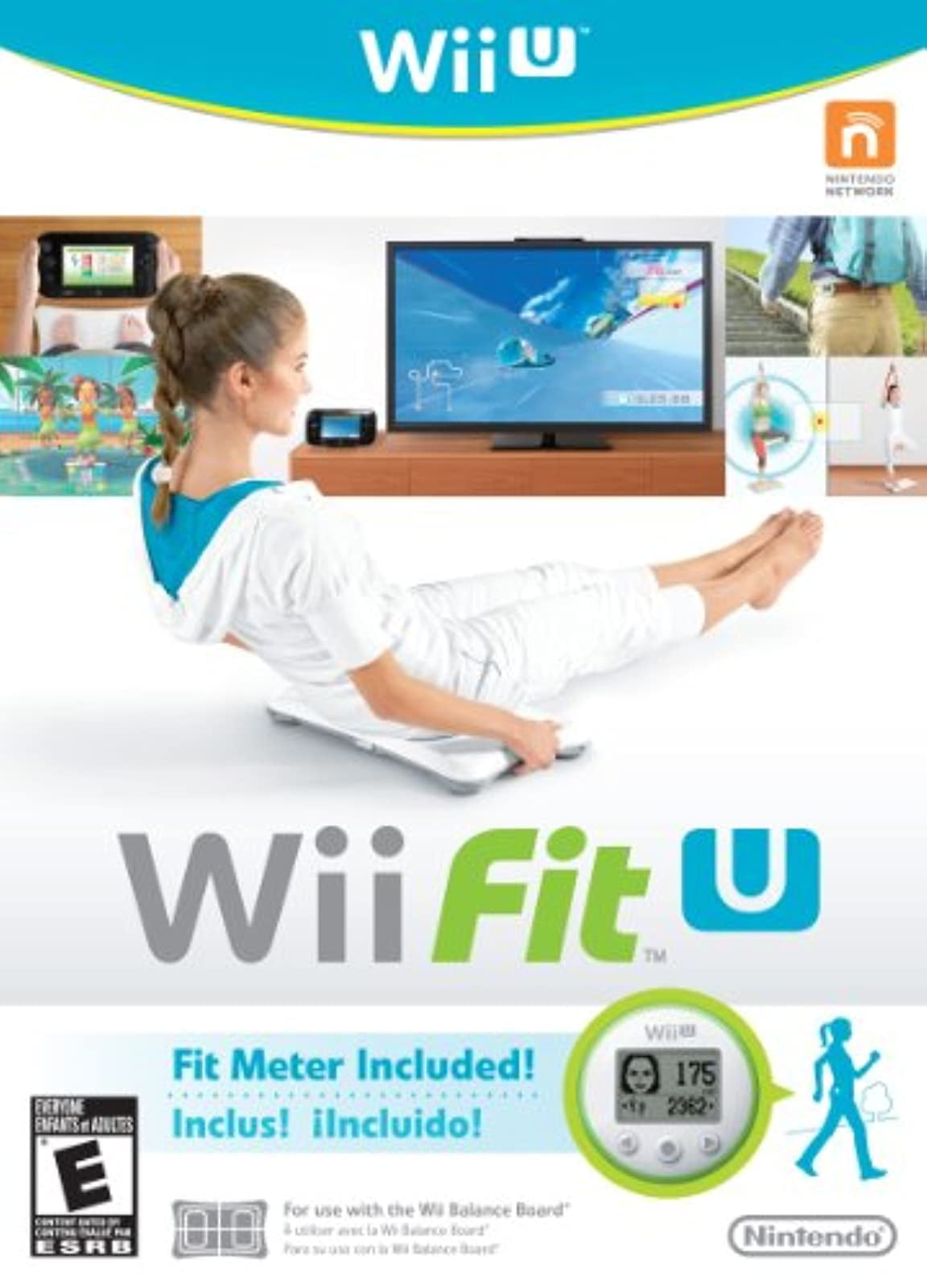 Wii Fit U w/ Balance Board & Fit Meter Nintendo Nintendo Wii U