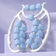 thumbnail image 6 of 20 Wheels Muscle Relax Roller Arm Leg Massage Shoulder Calves Massage Roller Blue, 6 of 8