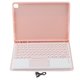 thumbnail image 1 of Funda para teclado Teclados inalámbricos táctiles redondos de 10 pulgadas con funda de silicona para tableta IOS/Air10.5/Pro10.5, 1 of 8