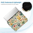 thumbnail image 2 of FORMRS 13"-13.3" Laptop Sleeve Protective Case Soft Carrying Quilted Computer Bag Cover, Floral Animals, 2 of 7