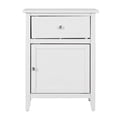 thumbnail image 3 of Glory Furniture Izzy 1 Drawer 1 Door Nightstand in White, 3 of 7