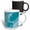 Multicolor, variant on 3drose, Ak, Inside Passage, Natural Patterns in Glacial Ice - Us02 Tdr0094 - Trish Drury, 11oz Two-tone Red Mug