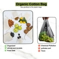 thumbnail image 6 of 14x17 Inches Reusable Eco-Friendly Cotton Double Drawstring Bags Natural Color, 6 of 6