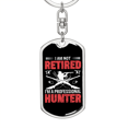 thumbnail image 5 of Proffesional Hunter Stainless Steel or 18k Gold Premium Swivel Dog Tag Keychain, 5 of 10