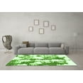 thumbnail image 3 of Ahgly Company Indoor Rectangle Abstract Green Modern Area Rugs, 2' x 4', 3 of 4