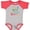 Heather and Red, variant on Inktastic My Oma and Papa Love Me Boys or Girls Baby Bodysuit