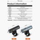 thumbnail image 2 of Faro LED para bicicleta a prueba de agua con soporte Accesorios para ciclismo Plata JShteea Accesorios para bicicletas, 2 of 9