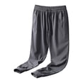 thumbnail image 2 of Men's Quick Dry Ice Silk Loose Casual Pants Fashion Breathable Summer, 2 of 4