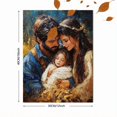 thumbnail image 3 of Qisvanset Framed Canvas Wall Art 12x16 Inch Jesus Nativity Biblical Holiday Advent Wall Art Decor, 3 of 5