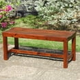 thumbnail image 1 of International Caravan Highland Americana 55" Patio Bench in Stain, 1 of 1