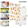 thumbnail image 6 of Yayeee 2 Pack Hand Towels for Bathroom 100% Cotton 16" x 28" Soft Absorbent Kitchen Towel, Yellow Leaves, 6 of 7