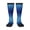 2 Black-1, variant on Denim Blue Knee High Socks for Women Long Leg Warmers Socks