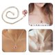 thumbnail image 4 of Essential Oil Jewelry Copper Diffuser Necklace Pink Aromatherapy Pendant, 4 of 5