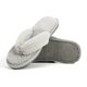 thumbnail image 5 of Pantuflas peludas para mujer, de felpa suave, con puntera abierta, sandalias peludas y esponjosas para interior y exterior, color rosa,Gray,8-9, 5 of 8