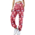 thumbnail image 2 of Valentines Day Women's Sweatpants Petite Length Pockets Pants Casual Workout Athletic Joggers Drawstring Waist Sweat Pants, 2 of 5