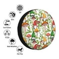 thumbnail image 4 of Naloa Mushrooms Gnomes PVC Leather Spare Tire Wheel Cover for Car Truck SUV Camper Trailer Universal Fit many size17 inch, 4 of 6