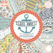 First Edition Premium Paper Pad 12"X12" 48/Pkg Sail Away, 16 Designs/3 Each