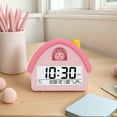 thumbnail image 2 of Unique Bargains House-Shaped Alarm Clock Pink Bunny 4.3"L x 2.4"W x 5.0"H, 2 of 6