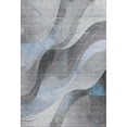 thumbnail image 2 of Addison Rugs Mayfield Premium Machine Washable Transitional Swirls Sky Rectangle Rug, 10' X 14' Machine Washable Transitional Swirls Sky Oversized Sherpa Throw Blanket, 2 of 7