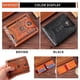 thumbnail image 3 of Men's Short Wallet - Trendy Designer Dollar Bill Money Leather Wallet with Card Slots, 3 of 5