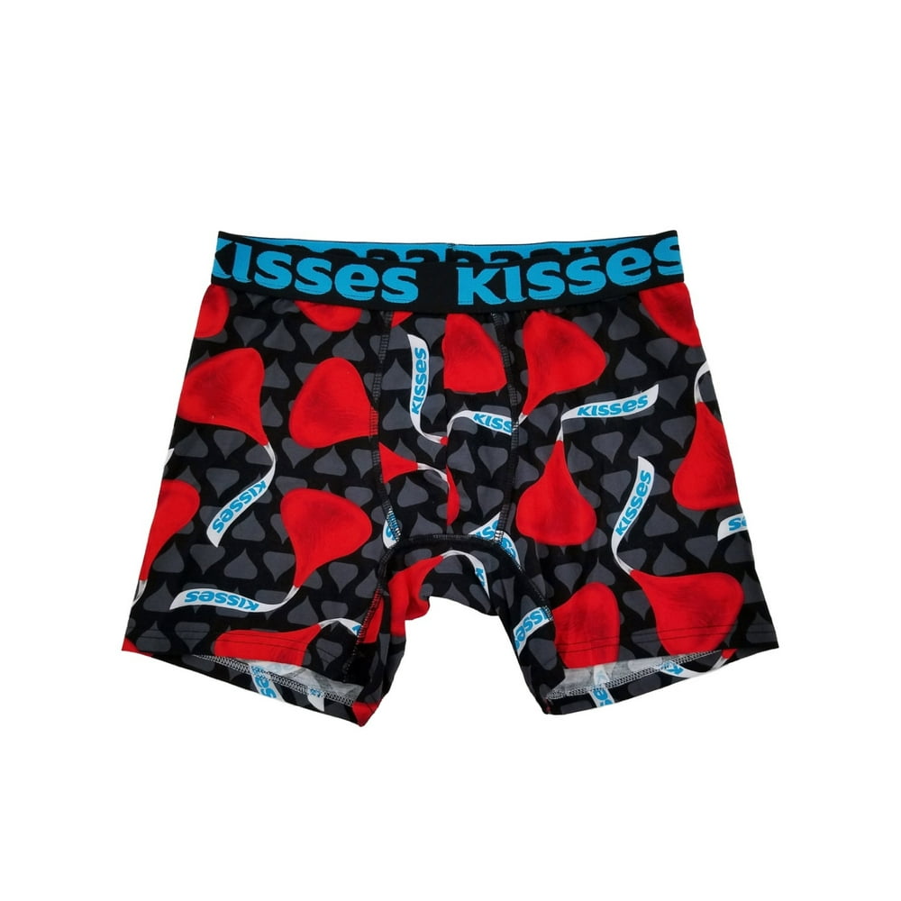 Hershey's Hershey's Kisses Mens Black Valentine's Day Underwear Boxers Boxer Briefs S