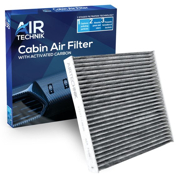 AirTechnik 27277-1ME0A Filtre à Air Cabine avec Charbon Actif Compatible avec 2012-2013 Infiniti M35h, 2011-2013 M37, 2011-2013 M56, 2014-2019 Q70, 2015-2019 Q70L