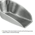 thumbnail image 3 of Unique Bargains Aluminum 5.12' Small Ice Maker Flour Cereal Sugar Utility Shovel Ice Scoops, Silver 2 Pack, 3 of 6