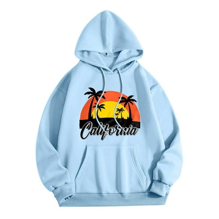 

Pianpianzi Scrub Star Tops Winter Sweatshirts Women Ladies Zipped Hoodie Ladies Printed Crewneck Hooded Casual Long Sleeve Fleece Sweatshirt