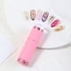 thumbnail image 5 of Mini secador de uñas, lámpara de prensa para uñas, lámpara de mano con pegatinas de lentejuelas en relieve, lámpara LED portátil pequeña para uñas con cabezal de gel, lámpara de curado., 5 of 7