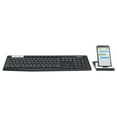 thumbnail image 4 of Logitech K375s Multi-Device Wireless Keyboard and Stand Combo 920-008165 Black Bluetooth Wireless K375s Multi-Device Wireless Keyboard and Stand Combo, 4 of 20