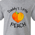thumbnail image 4 of Inktastic Daddy's Little Peach Cute Peach Heart Youth T-Shirt, 4 of 5