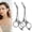 Grey 2pc, variant on Eyebrow Trimmer Scissor with Comb, Eyebrow Scissors for Women, Stainless Steel Precision Eyebrow Cutter Hair Removal Makeup Tool for Women and Men