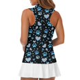 thumbnail image 5 of Whosucclay Light Blue Paw Prints and Hearts Women Golf Sleeveless Tank Top for Ladies, Stretchy Ladies Golf Shirts Anti Fade Soft Tennis Shirts, 5 of 8