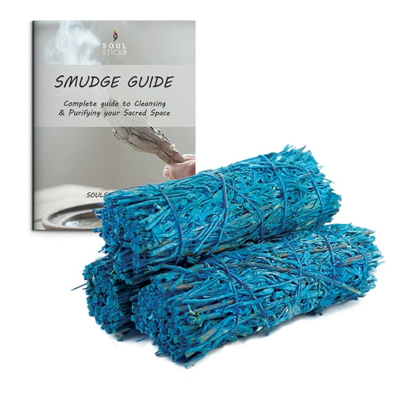 2 Pieces Nag Champa Scented Sage Smudge Sticks 2pc with Essential Oils, Resins and Fragrance Oil