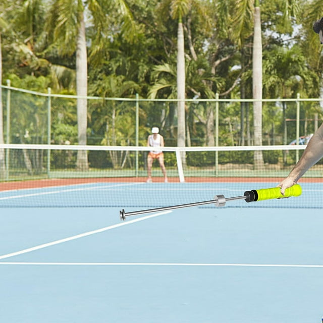 with Sounds Tennis Swing Trainer Aid Nonslip Grip Teaching Suppliesf Exercise Training Correctors yellow