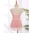 thumbnail image 5 of MSemis Kids Girls Ballet Dance Dress Gymnastics Leotard Tulle Tutu Skirt Dancewear Pink 9-10, 5 of 7