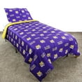 thumbnail image 2 of College Covers LSU Tigers 3 Pc Reversible Cotton Comforter Set, 1 Comforter, 2 Shams, Queen, 2 of 8